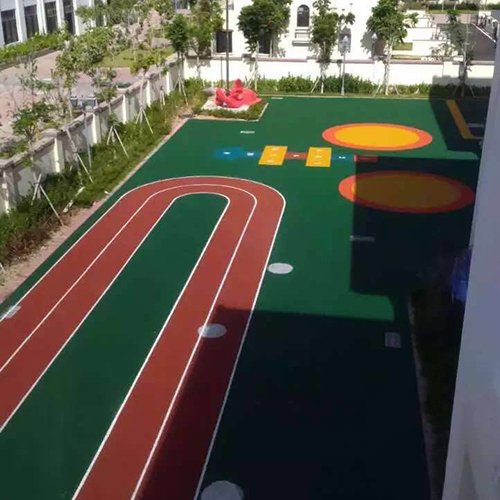 海南三亚私人幼儿园EPDM地面